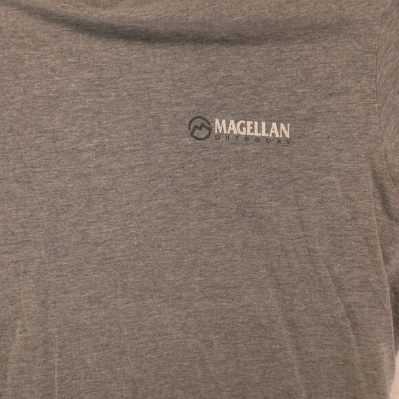 Magellan Outdoors Short Sleeve Crew Neck T-Shirt Mens Size Medium M Gray - Picture 4 of 9